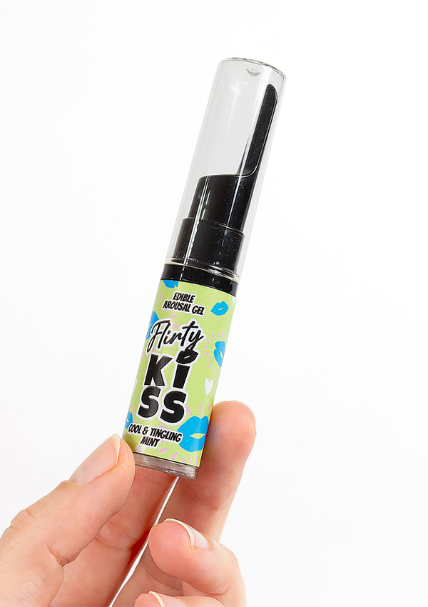 Bestel: Flirt Kiss Gel Strawberry Mint 2x8 gr by Secret Play - bij Happytoys.nl, happytoys.be, Happytoys.ae: erotische sex webshop | liever Happy dan Easy ⭐⭐⭐⭐⭐