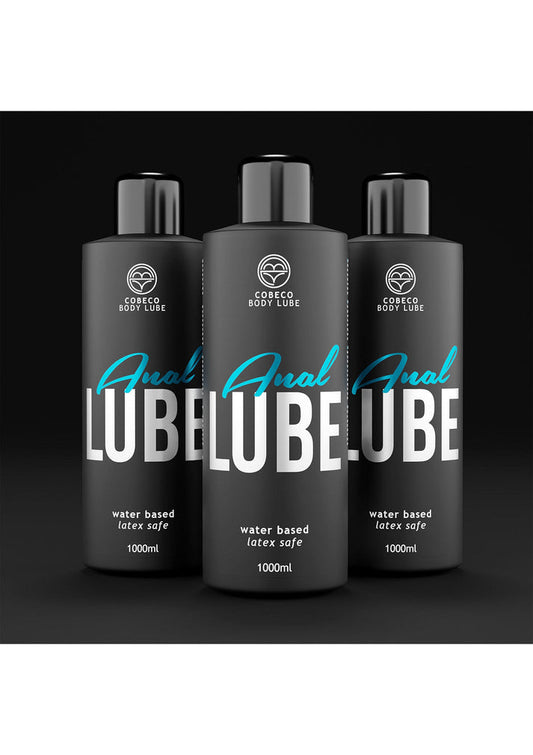 Bestel: Anal Lube Waterbased 1000 ml by Cobeco - bij Happytoys: de erotische sex webshop | liever Happy dan Easy ⭐⭐⭐⭐⭐