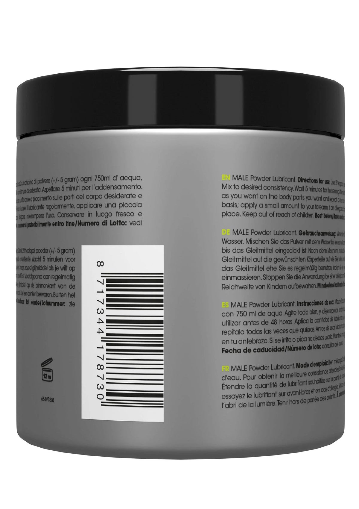 Bestel: Male Powder Lubricant 225 ml - bij Happytoys.nl, happytoys.be, Happytoys.ae: erotische sex webshop | liever Happy dan Easy βββββ