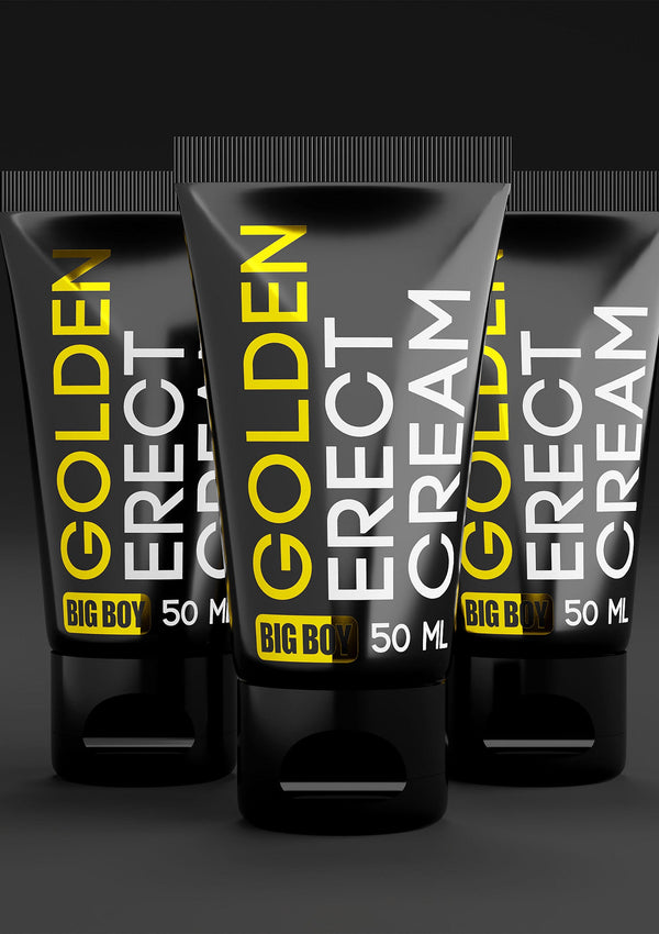 Bestel: Big Boy Golden Erect Cream 50 ml by Cobeco - bij Happytoys.nl, happytoys.be, Happytoys.ae: erotische sex webshop | liever Happy dan Easy ⭐⭐⭐⭐⭐