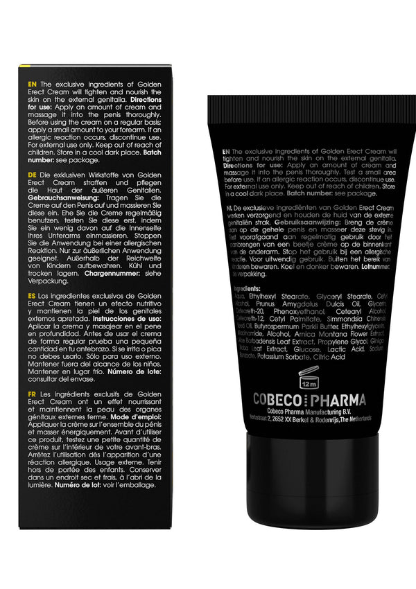 Bestel: Big Boy Golden Erect Cream 50 ml by Cobeco - bij Happytoys.nl, happytoys.be, Happytoys.ae: erotische sex webshop | liever Happy dan Easy ⭐⭐⭐⭐⭐