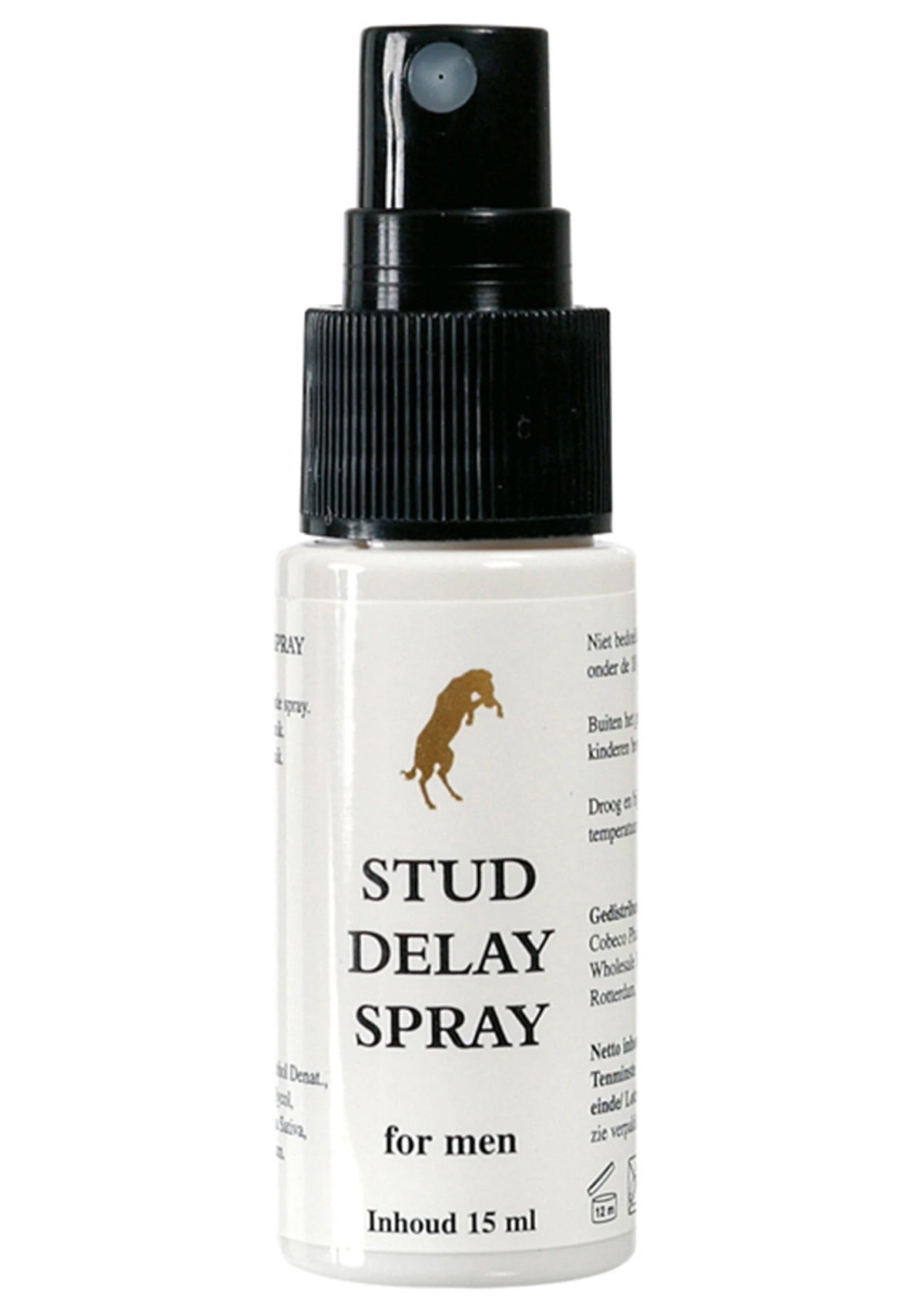 Bestel: Stud Delay Spray 15 ml by Cobeco - bij Happytoys: de erotische sex webshop | liever Happy dan Easy ⭐⭐⭐⭐⭐