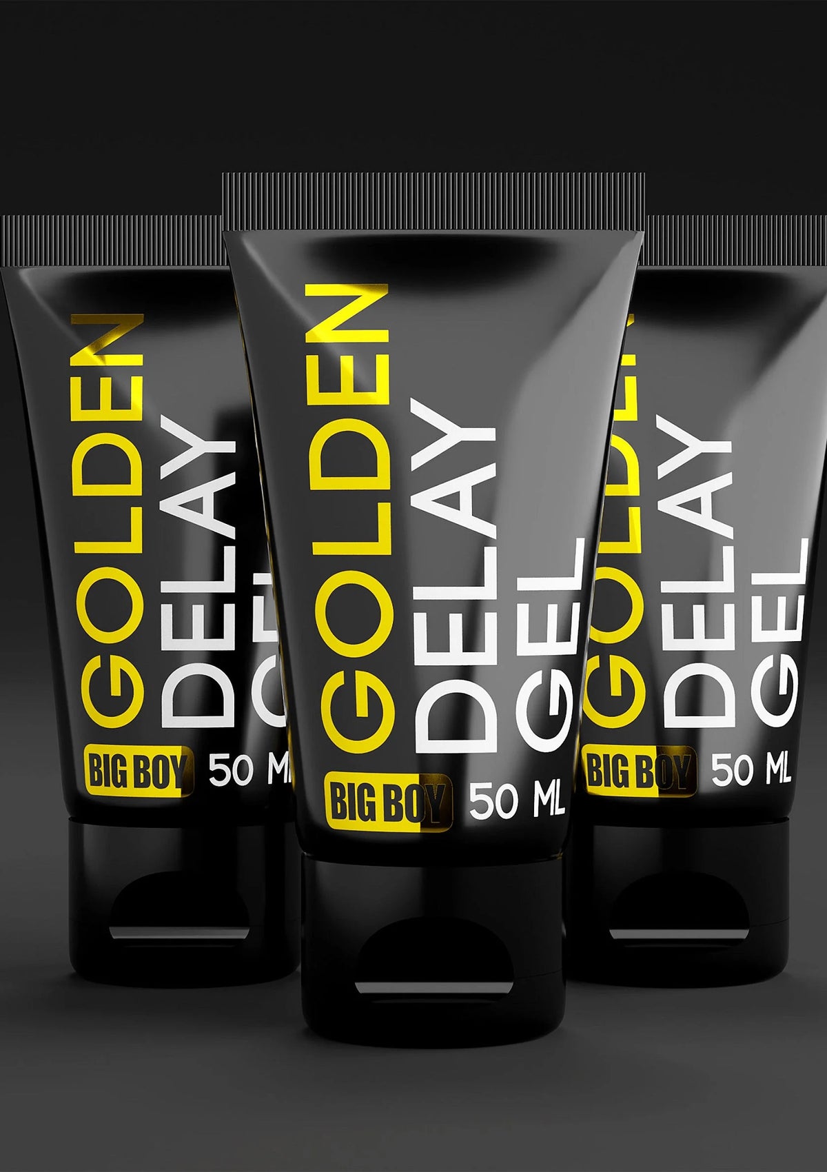 Bestel: Big Boy Golden Delay Gel 50 ml by Cobeco Big Boy - bij Happytoys.nl, happytoys.be, Happytoys.ae: erotische sex webshop | liever Happy dan Easy ⭐⭐⭐⭐⭐