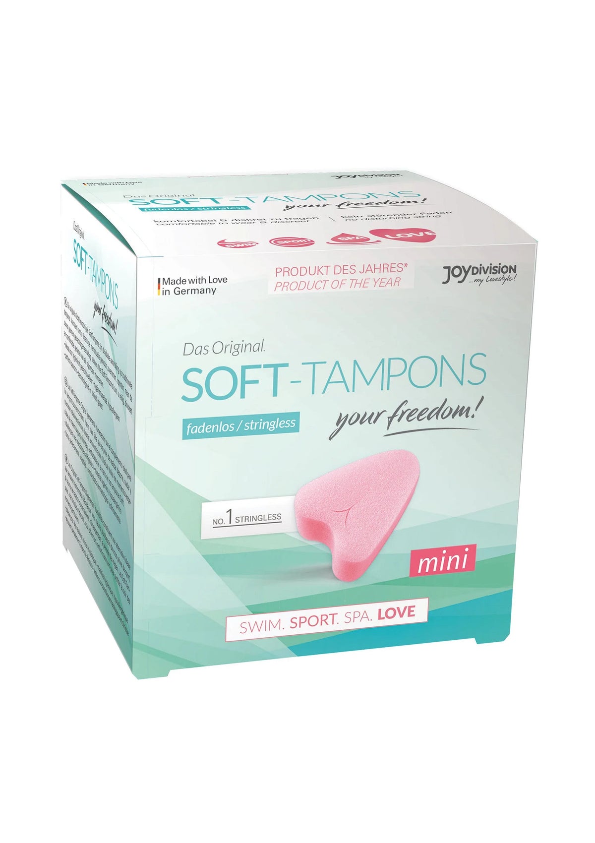 Bestel: Soft Tampons Mini (Box of 3) by Joy Division - bij Happytoys.nl, happytoys.be, Happytoys.ae: erotische sex webshop | liever Happy dan Easy ⭐⭐⭐⭐⭐ - Default Title - 93531 - NATUREL