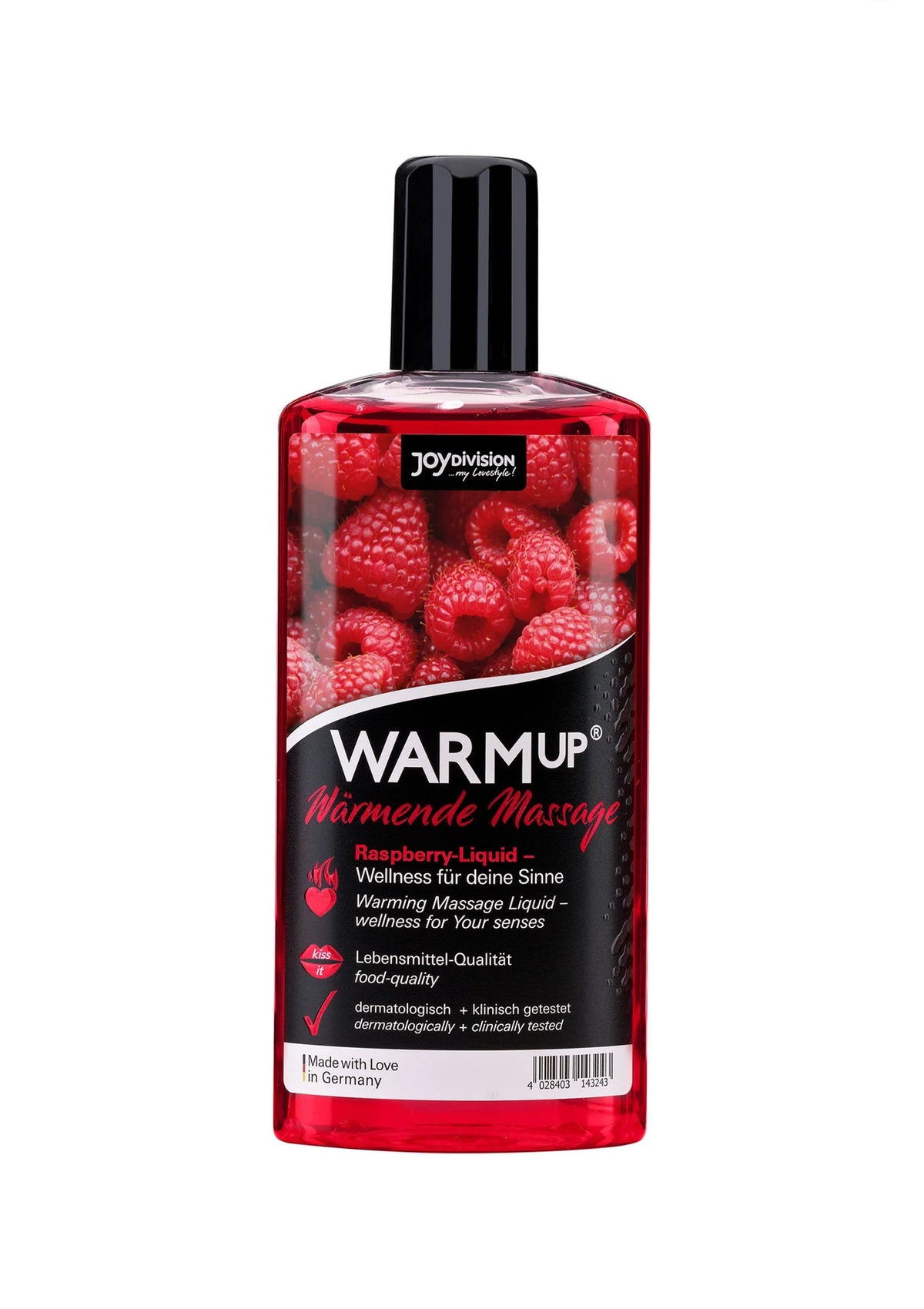 Bestel: Warmup Massage Oil 150 ml by Joy Division - drogisterij bij Happytoys.nl, happytoys.be, Happytoys.ae: erotische sex webshop | liever Happy dan Easy ⭐⭐⭐⭐⭐ - Raspberry - 93539 - RASPBERRY - 150