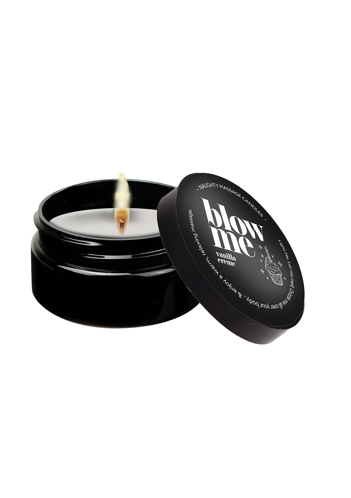 Bestel: Mini Massage Candle 56 gr - bij Happytoys.nl, happytoys.be, Happytoys.ae: erotische sex webshop | liever Happy dan Easy ⭐⭐⭐⭐⭐ - Default Title - 94036 - BLOWME - 56