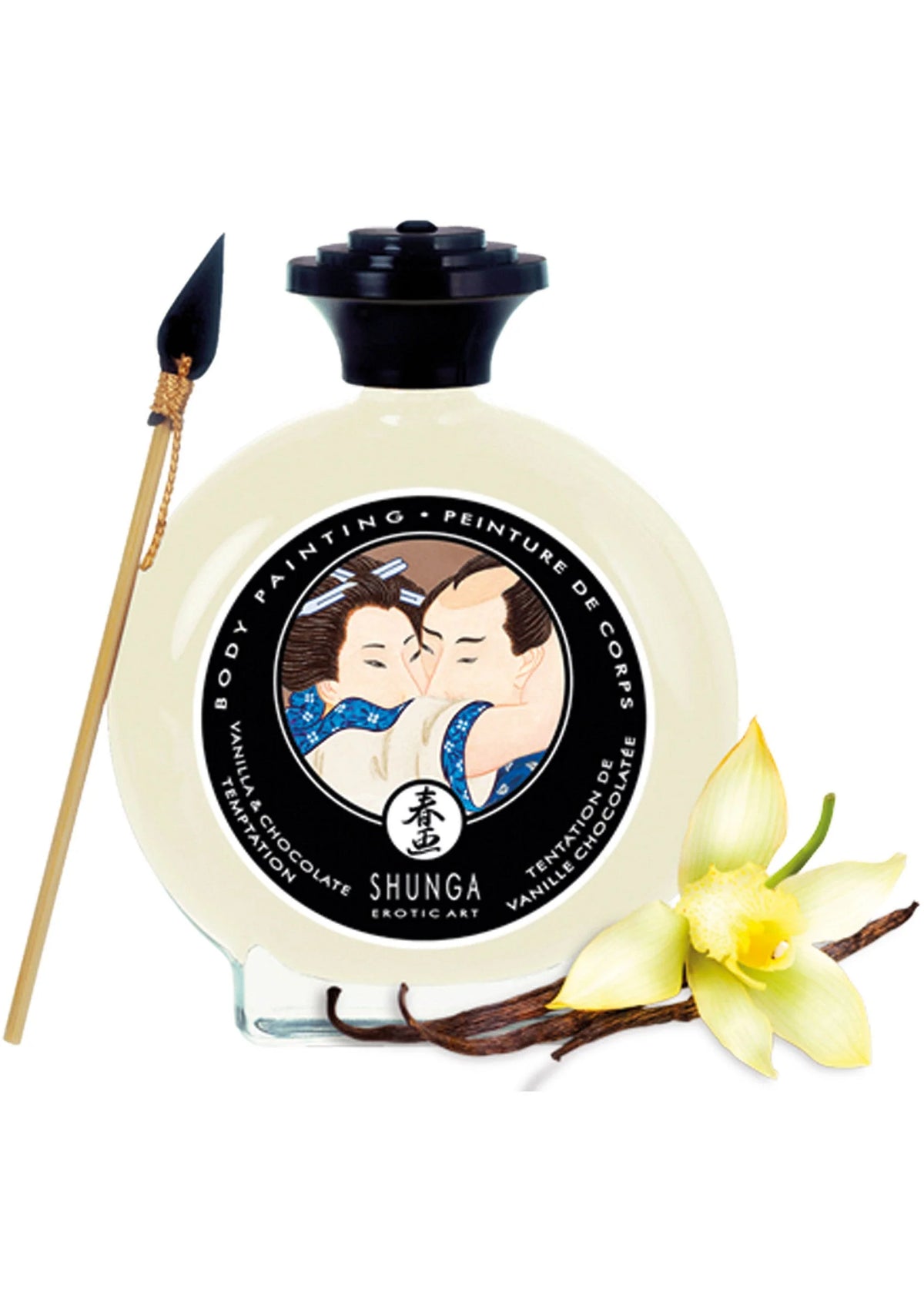 Bestel: Edible Body Paint 100 ml by Shunga - bij Happytoys: de erotische sex webshop | liever Happy dan Easy ⭐⭐⭐⭐⭐ - Vanilla - 94508 - VANILLA - 100