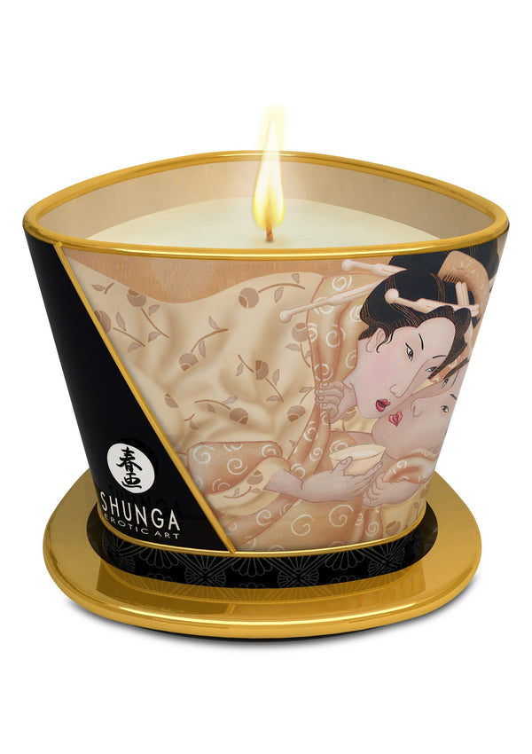 Bestel: Massage candle 170 ml by Shunga - bij Happytoys.nl, happytoys.be, Happytoys.ae: erotische sex webshop | liever Happy dan Easy ⭐⭐⭐⭐⭐