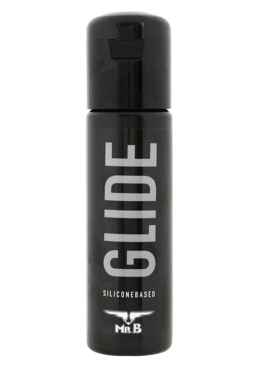 Bestel: Mister B Glide Silicone lubricant 100 ml by Mister B - drogisterij bij Happytoys.nl, happytoys.be, Happytoys.ae: erotische sex webshop | liever Happy dan Easy ⭐⭐⭐⭐⭐ - Default Title - 97004 - NATUREL - 100