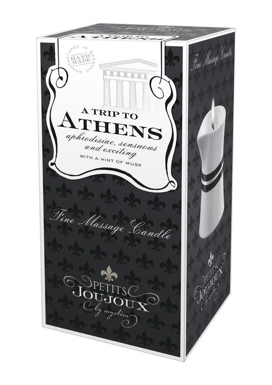 Bestel: Massage Candle Athens 120 gr by Petits JouJoux - bij Happytoys: de erotische sex webshop | liever Happy dan Easy ⭐⭐⭐⭐⭐