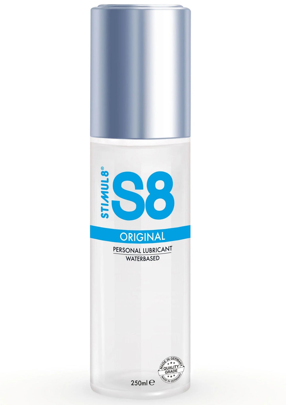 Bestel: Waterbased Lube 250ml by S8 - bij Happytoys.nl, happytoys.be, Happytoys.ae: erotische sex webshop | liever Happy dan Easy ⭐⭐⭐⭐⭐ - Default Title - 97393 - NATUREL - 250