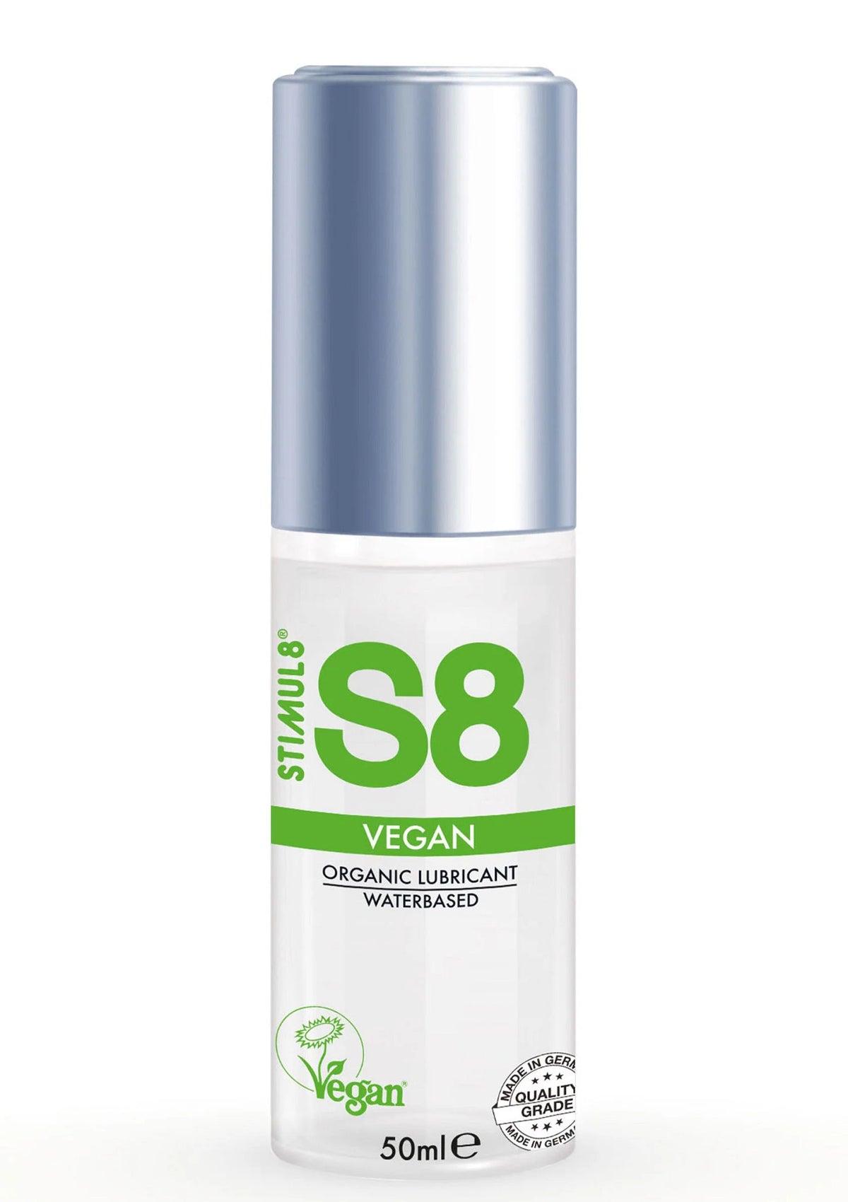 Bestel: S8 Vegan Lubricant 50 ml by S8 - bij Happytoys.nl, happytoys.be, Happytoys.ae: erotische sex webshop | liever Happy dan Easy βββββ - Default Title - 97424 - NATUREL - 50