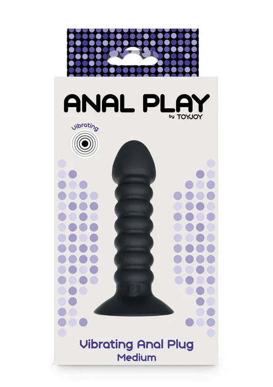 Anal Play Vibrating Anal Plug Medium by ToyJoy - Happytoys Sexshop: Toys for Feeling Happy & Easy π - Discreet geleverd