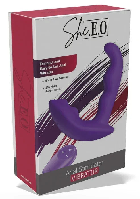 AnalStimulatorVibratorbyShe.E.O.2 @ Happytoys Sexshop: online sex shop for Feeling Happy & Easy 😊 the erotic store owned by a woman
