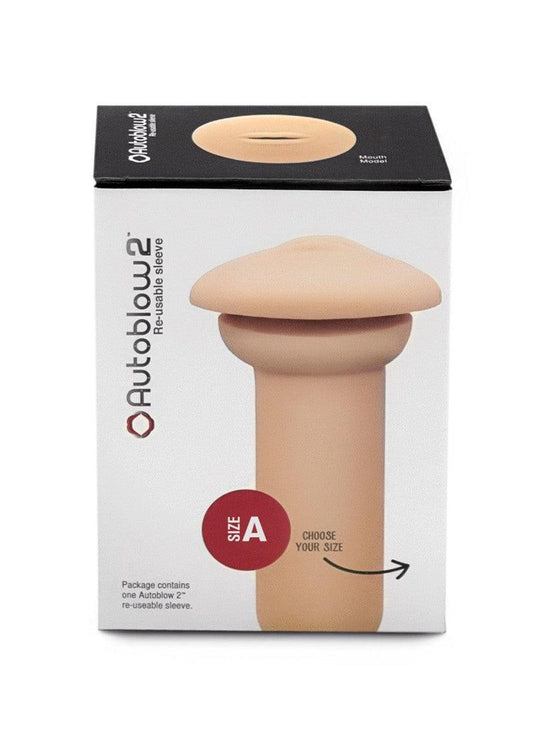 2+ Mouth Sleeve A by Autoblow - Happytoys Sexshop: Toys for Feeling Happy & Easy 😊 - Discreet geleverd