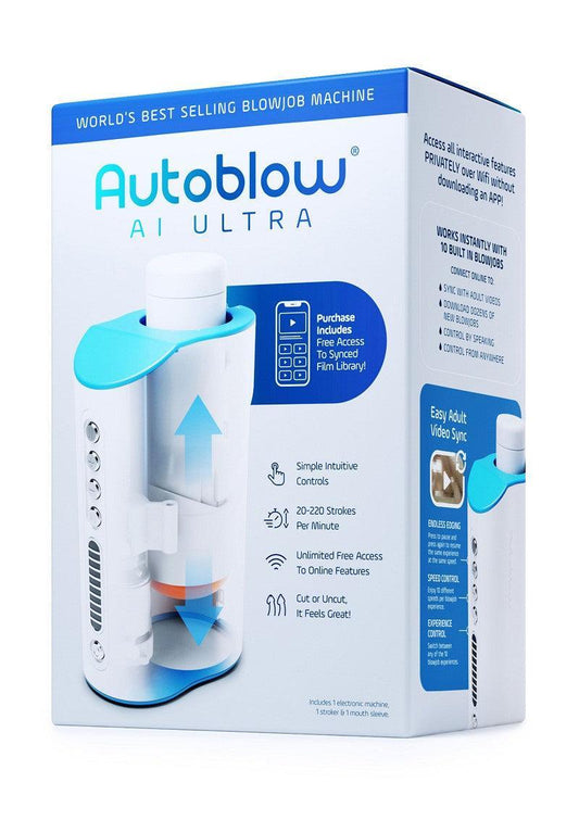 Autoblow AI Ultra (EU Plug) By Autoblow - Happytoys Sexshop: Toys for Feeling Happy & Easy 😊 - Discreet geleverd