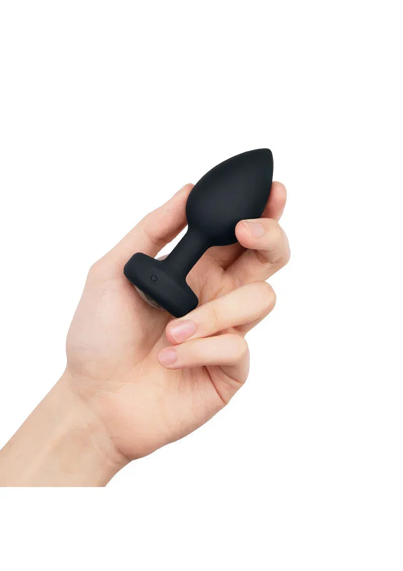 ♀ ♂ B-Vibe Vibrating Jewel Plug M/L - Happytoys Sexshop: online sex shop for Feeling Happy & Easy 😊 - Discreet geleverd
