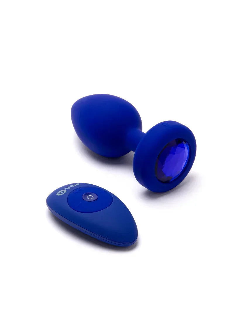 ♂ ♀ B-Vibe Vibrating Jewel Plug L/XL - Happytoys Sexshop: online sex shop for Feeling Happy & Easy 😊 - Discreet geleverd