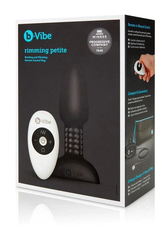 ♀ ♂ B-Vibe Rimming Petite - Happytoys Sexshop: Toys for Feeling Happy & Easy 😊 - Discreet geleverd