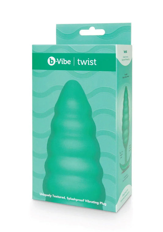 Twist Texture Plug by B-Vibe - Happytoys Sexshop: Toys for Feeling Happy & Easy 😊 - Discreet geleverd