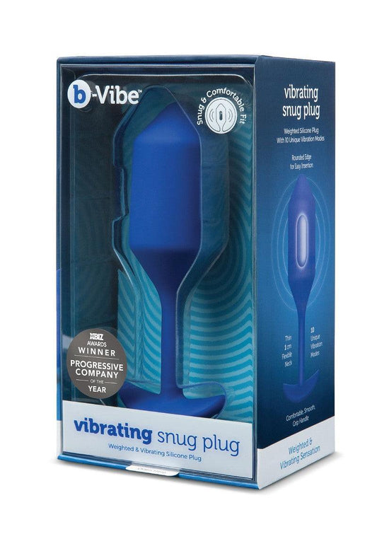 ♂ ♀ B-Vibe Vibrating Snug Plug L - Happytoys Sexshop: Toys for Feeling Happy & Easy 😊 - Discreet geleverd