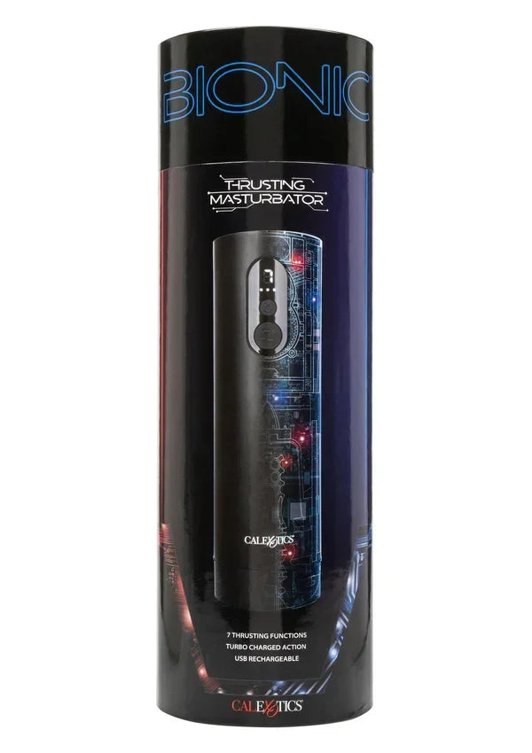 Bestel: Bionic Thrusting Masturbator by CalExotics - bij Happytoys.nl, happytoys.be, Happytoys.ae: erotische sex webshop | liever Happy dan Easy ⭐⭐⭐⭐⭐