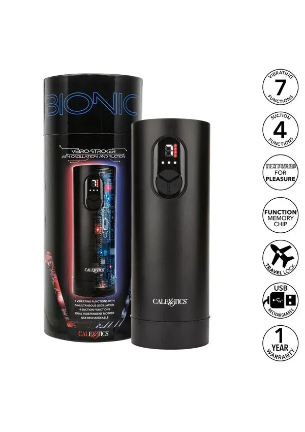 Bestel: Bionic Vibro Stroker by CalExotics - bij Happytoys.nl, happytoys.be, Happytoys.ae: erotische sex webshop | liever Happy dan Easy βββββ