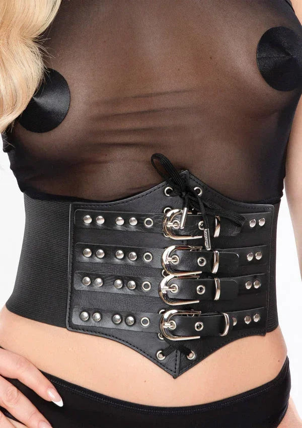 Bestel: Buckled Front Waist Cincher by Kinky Diva - bij Happytoys.nl, happytoys.be, Happytoys.ae: erotische sex webshop | liever Happy dan Easy βββββ