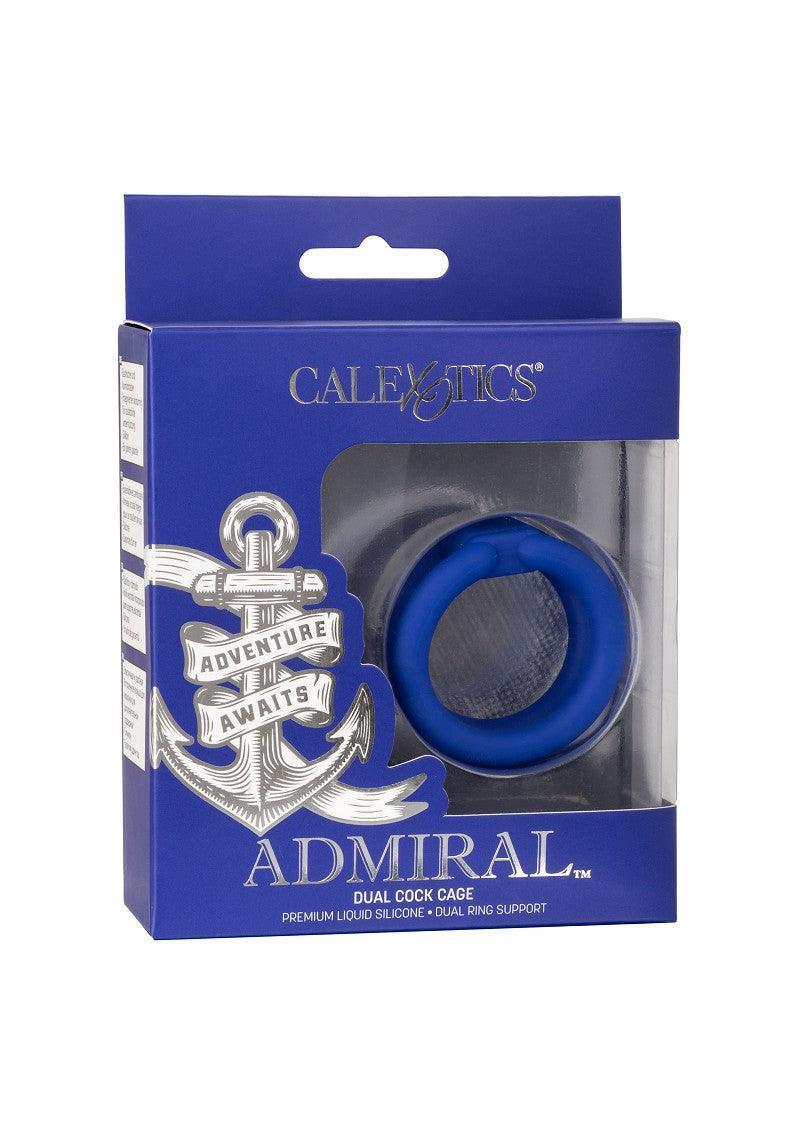 Bestel: Admiral Dual Cock Cage by CalExotics - bij Happytoys.nl, happytoys.be, Happytoys.ae: erotische sex webshop | liever Happy dan Easy ⭐⭐⭐⭐⭐
