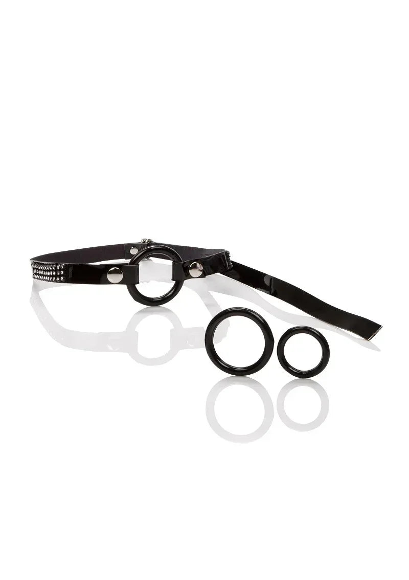 Bestel: Bound By Diamonds Open Ring Gag by CalExotics - bij Happytoys.nl, happytoys.be, Happytoys.ae: erotische sex webshop | liever Happy dan Easy ⭐⭐⭐⭐⭐