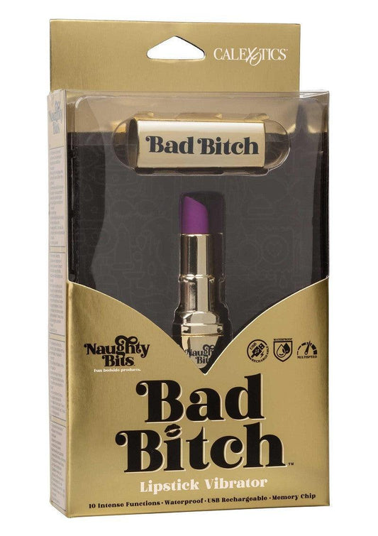Naughty Bits Bad Bitch Lipstick Vibrator by CalExotics - Happytoys Sexshop: Toys for Feeling Happy & Easy 😊 - Discreet geleverd