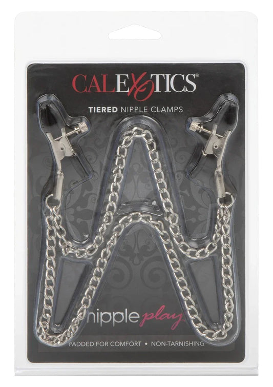 Nipple Play Tiered Tepelklemmen by CalExotics - Happytoys Sexshop: Toys for Feeling Happy & Easy 😊 - Discreet geleverd