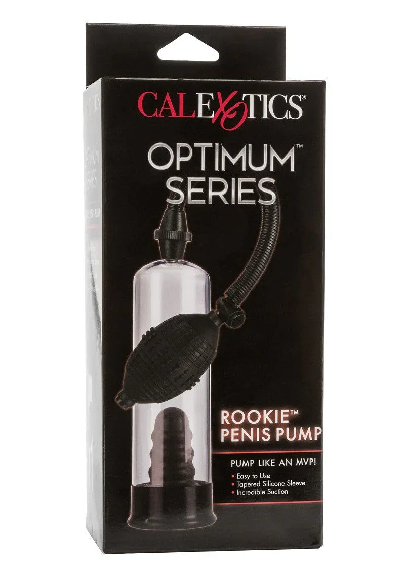Bestel: Optimum Series Rookie Penis Pump by CalExotics - bij Happytoys.nl, happytoys.be, Happytoys.ae: erotische sex webshop | liever Happy dan Easy ⭐⭐⭐⭐⭐