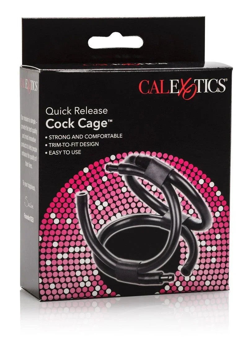 Bestel: Quick Release Cock Cage by CalExotics - bij Happytoys.nl, happytoys.be, Happytoys.ae: erotische sex webshop | liever Happy dan Easy ⭐⭐⭐⭐⭐