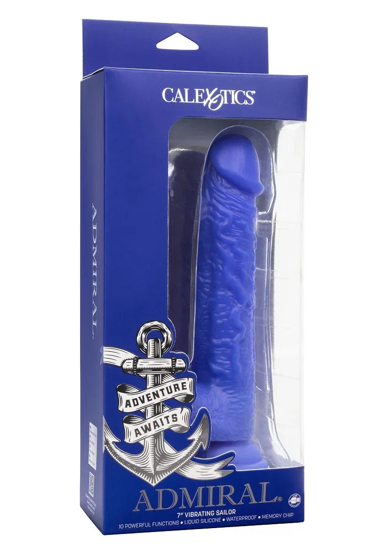 Bestel: Admiral 7” Vibrating Sailor by CalExotics - bij Happytoys.nl, happytoys.be, Happytoys.ae: erotische sex webshop | liever Happy dan Easy ⭐⭐⭐⭐⭐