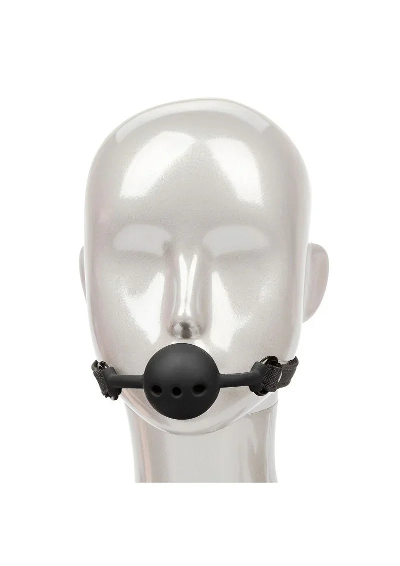 Bestel: Boundless Breathable Ball Gag CalExotics - bij Happytoys.nl, happytoys.be, Happytoys.ae: erotische sex webshop | liever Happy dan Easy ⭐⭐⭐⭐⭐