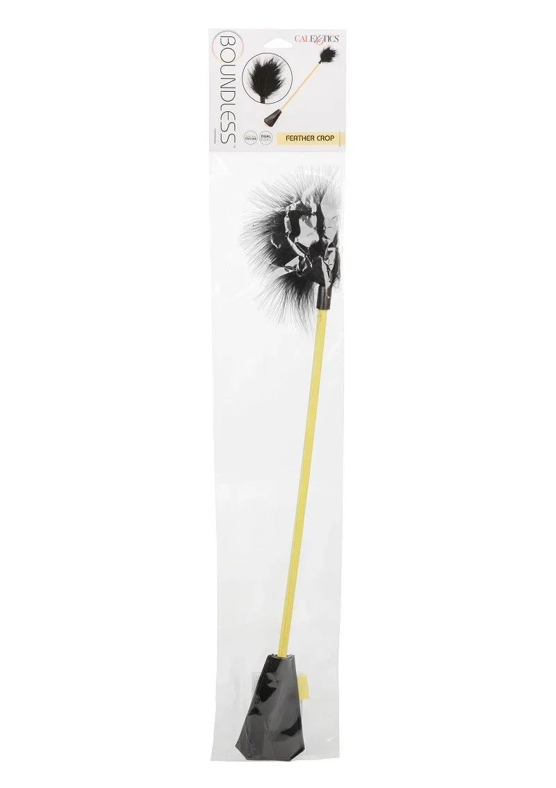 Bestel: Boundless Feather Crop by CalExotics - bij Happytoys.nl, happytoys.be, Happytoys.ae: erotische sex webshop | liever Happy dan Easy ⭐⭐⭐⭐⭐