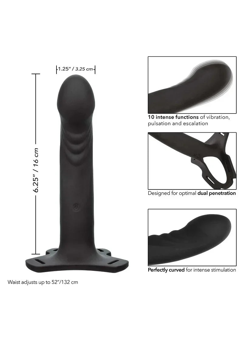 Bestel: Boundless Rechargeable Multi - Purpose Harness by CalExotics - bij Happytoys.nl, happytoys.be, Happytoys.ae: erotische sex webshop | liever Happy dan Easy ⭐⭐⭐⭐⭐