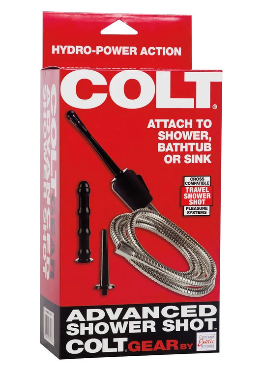 COLT Advanced Shower Shot Anal Douche by CalExotics - Happytoys Sexshop: Toys for Feeling Happy & Easy 😊 - Discreet geleverd