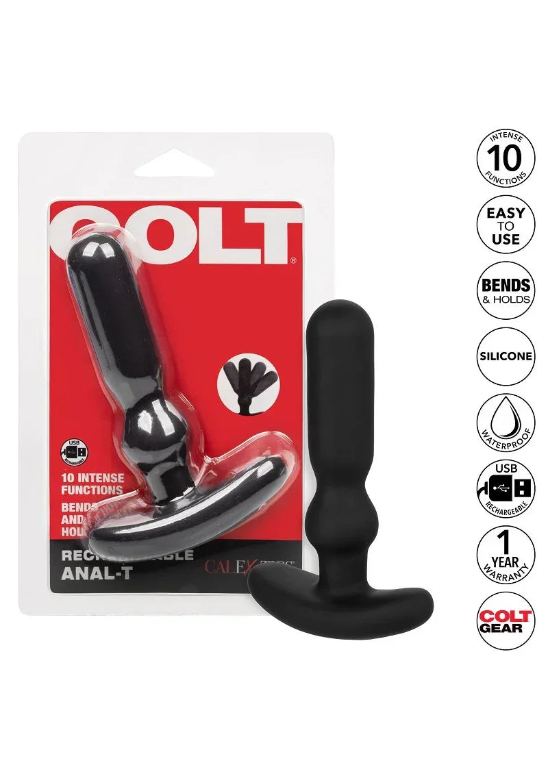 Bestel: COLT Rechargeable Anal - T Vibrator by CalExotics - bij Happytoys.nl, happytoys.be, Happytoys.ae: erotische sex webshop | liever Happy dan Easy βββββ