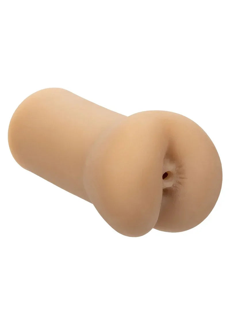 Bestel: Cheap Thrills The Leather Daddy Stroker Masturbator by CalExotics - bij Happytoys.nl, happytoys.be, Happytoys.ae: erotische sex webshop | liever Happy dan Easy ⭐⭐⭐⭐⭐