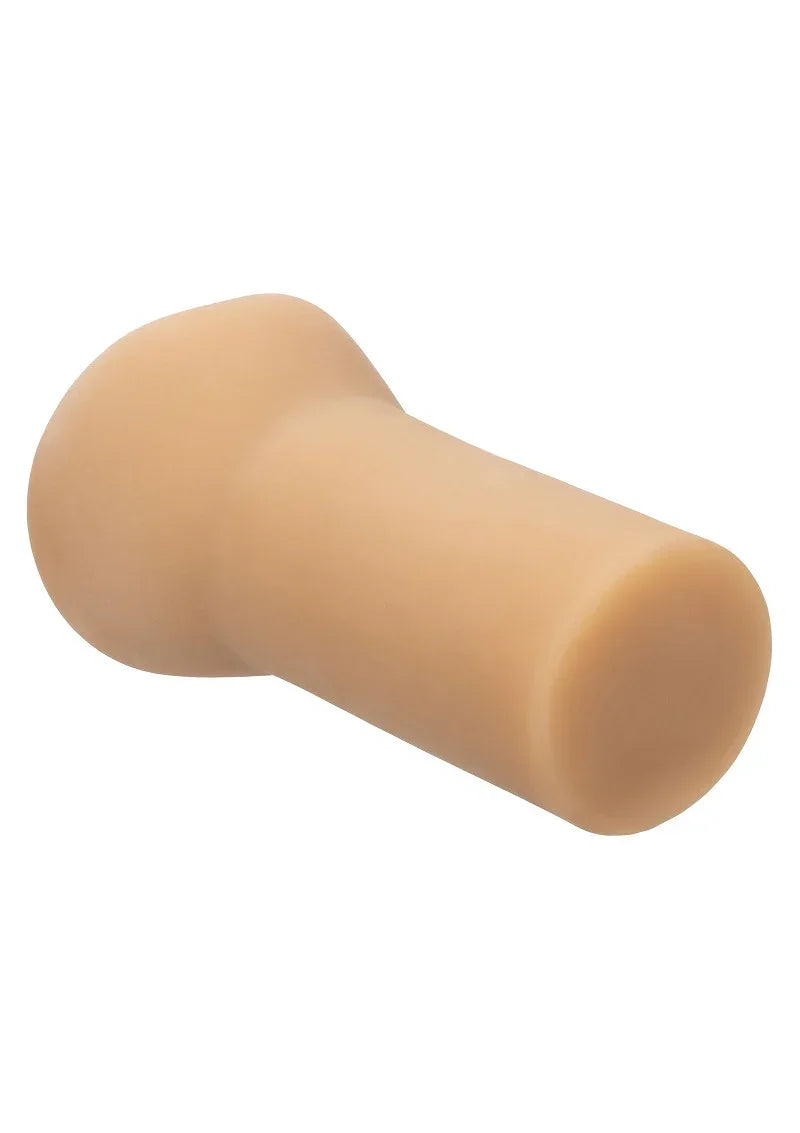 Bestel: Cheap Thrills The Leather Daddy Stroker Masturbator by CalExotics - bij Happytoys.nl, happytoys.be, Happytoys.ae: erotische sex webshop | liever Happy dan Easy ⭐⭐⭐⭐⭐