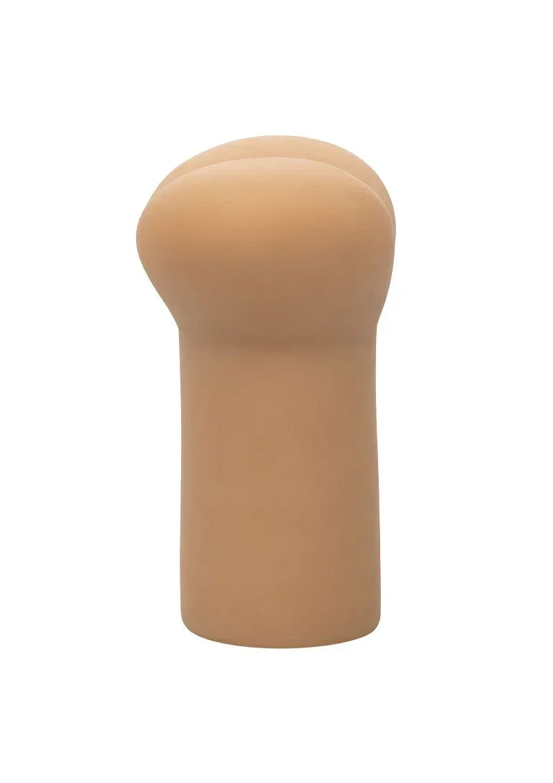 Bestel: Cheap Thrills The Leather Daddy Stroker Masturbator by CalExotics - bij Happytoys.nl, happytoys.be, Happytoys.ae: erotische sex webshop | liever Happy dan Easy ⭐⭐⭐⭐⭐