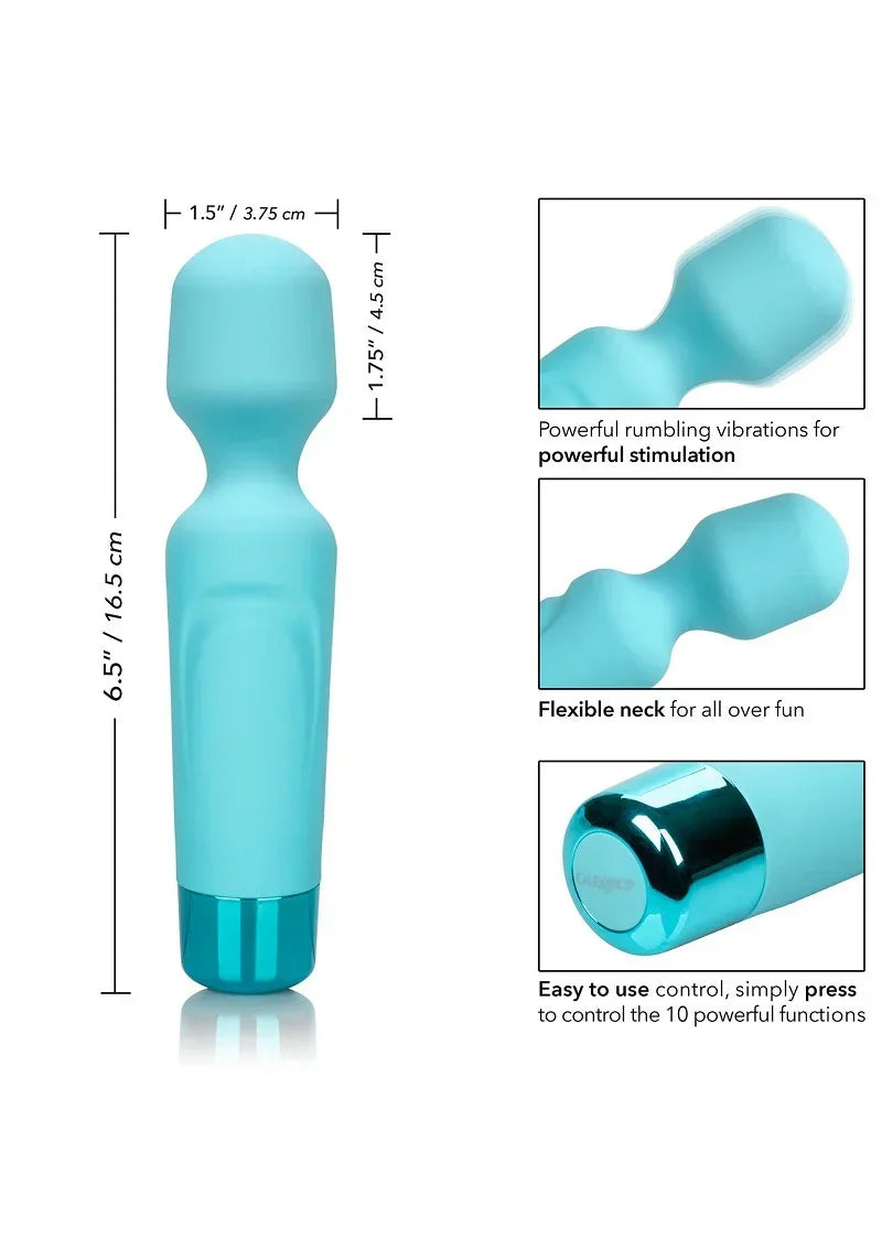 Bestel: Wand vibrator by CalExotics Eden - bij Happytoys.nl, happytoys.be, Happytoys.ae: erotische sex webshop | liever Happy dan Easy ⭐⭐⭐⭐⭐
