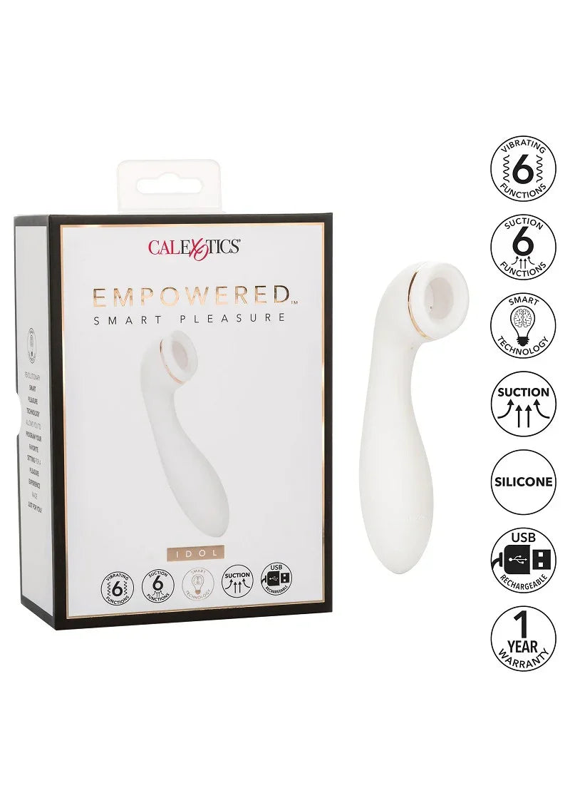 ♀ CalExotics Empowered Smart Pleasure Idol Vibrator - Happytoys Sexshop: Toys for Feeling Happy & Easy 😊 - Discreet geleverd