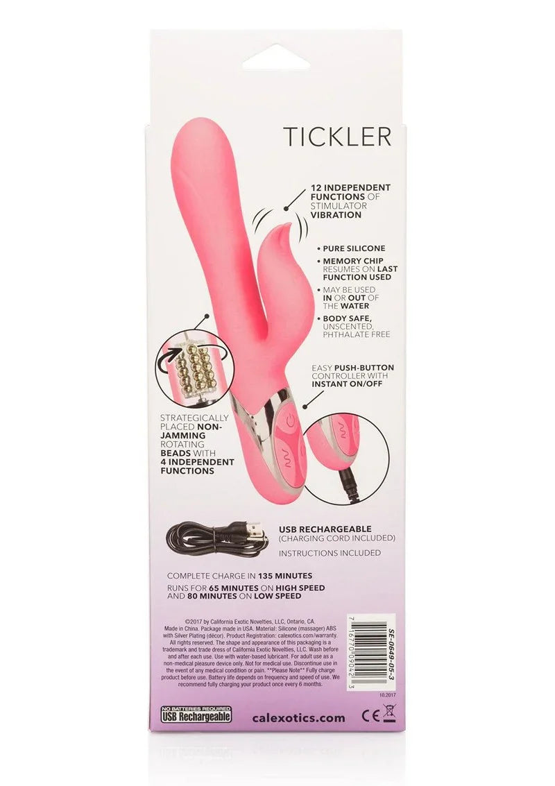 Enchanted Tickler Double vibrator by CalExotics - Happytoys Sexshop: Toys for Feeling Happy & Easy 😊 - Discreet geleverd