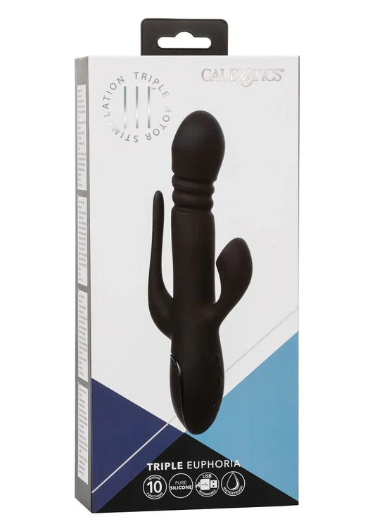 Triple Euphoria 3 double vibrator by CalExotics - Happytoys Sexshop: Toys for Feeling Happy & Easy 😊 - Discreet geleverd