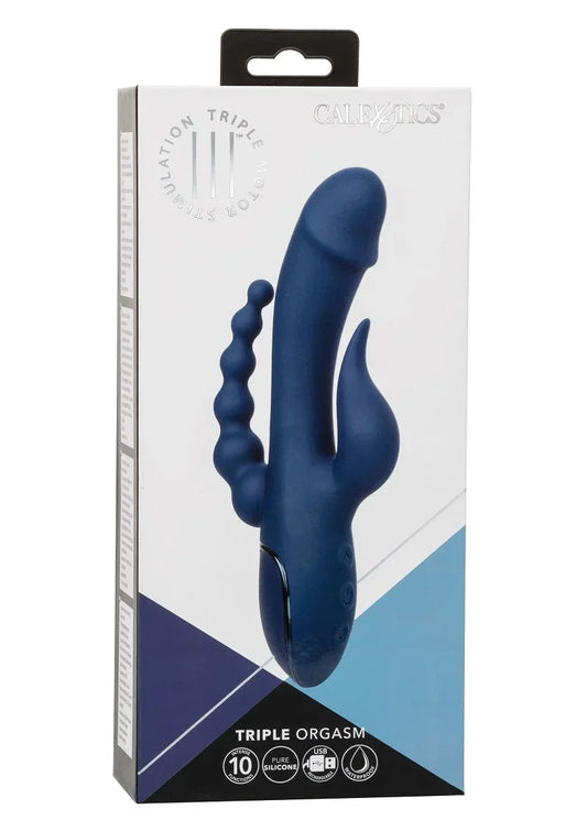 ♀ CalExotics III Triple Orgasm triple Vibrator - Happytoys Sexshop: online sex shop for Feeling Happy & Easy 😊 - Discreet geleverd