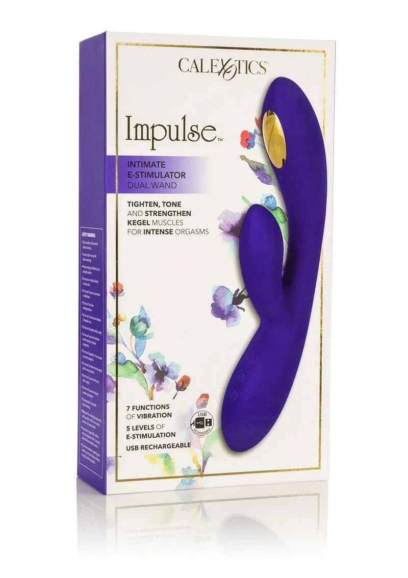 Bestel: Impulse Intimate E - Stimulator Dual Wand vibrator CalExotics by CalExotics - bij Happytoys.nl, happytoys.be, Happytoys.ae: erotische sex webshop | liever Happy dan Easy βββββ