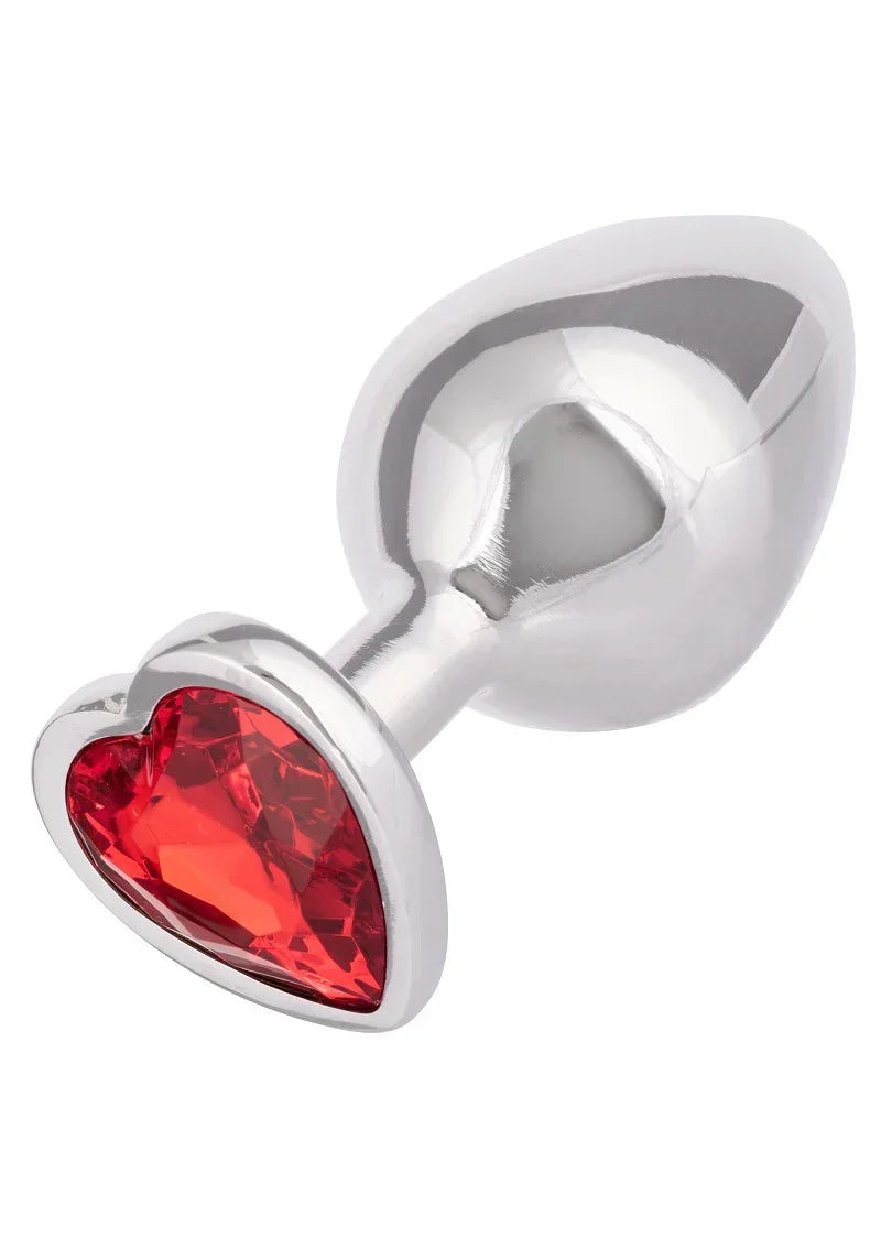 Bestel: Jewel Large Ruby Heart Plug butplug by CalExotics - bij Happytoys.nl, happytoys.be, Happytoys.ae: erotische sex webshop | liever Happy dan Easy βββββ